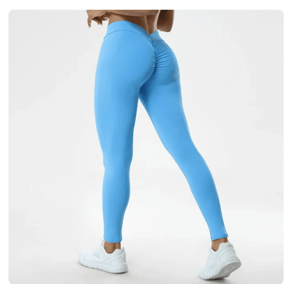 Sexy V Butt Push Up Fitness High Waist Pants - WILKYs