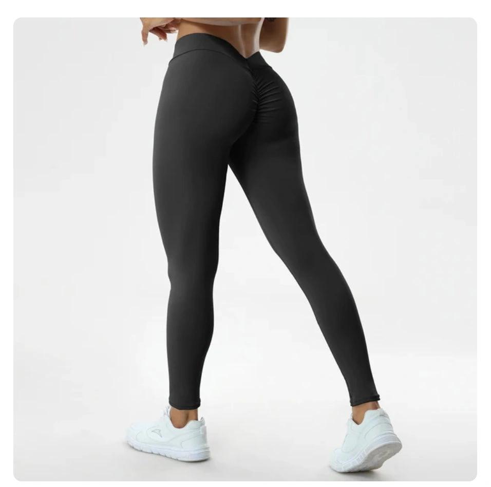 Sexy V Butt Push Up Fitness High Waist Pants - WILKYs