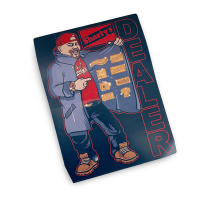 Shorty’s DEALER VINTAGE Sticker 6” - WILKYs