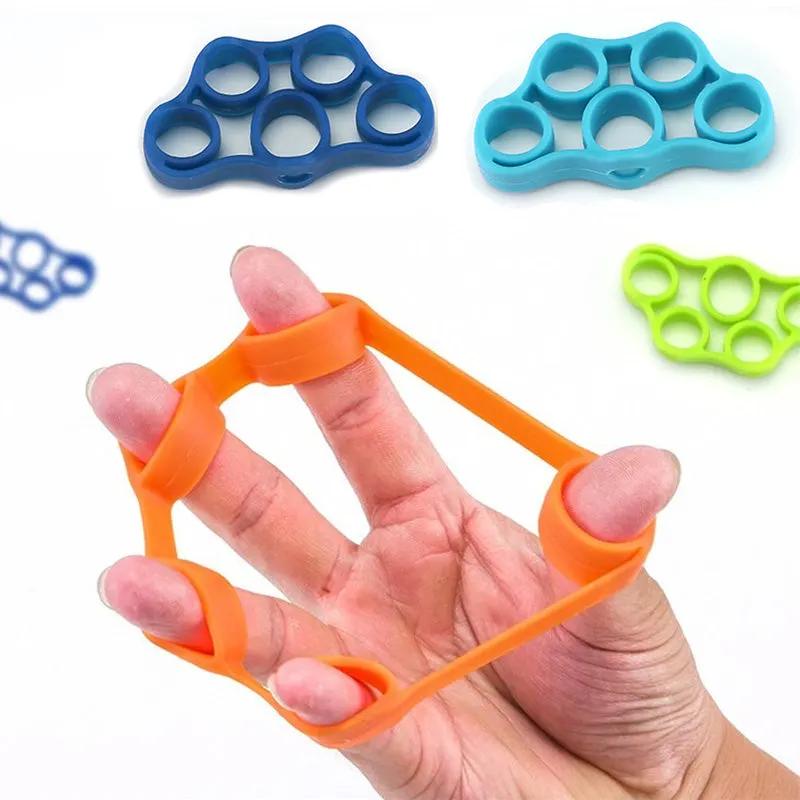 Silicone tubing fingers Finger trainer Pull ring finger mouse - WILKYs
