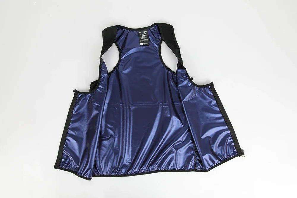 Sleeveless Sauna Suit with Zipper Women Waist Trainer Vest Sweat Tank Top Shaper Tummy Control Weight Loss Ladies Gym Clothing - WILKYs