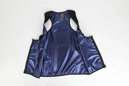 Sleeveless Sauna Suit with Zipper Women Waist Trainer Vest Sweat Tank Top Shaper Tummy Control Weight Loss Ladies Gym Clothing - WILKYs