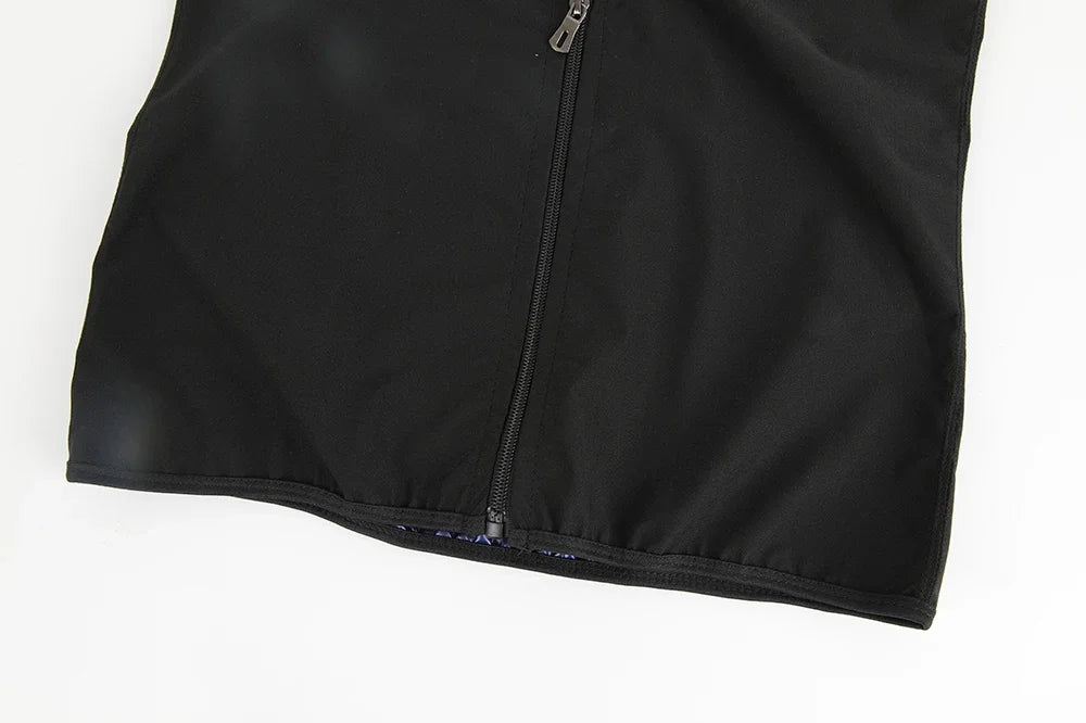 Sleeveless Sauna Suit with Zipper Women Waist Trainer Vest Sweat Tank Top Shaper Tummy Control Weight Loss Ladies Gym Clothing - WILKYs