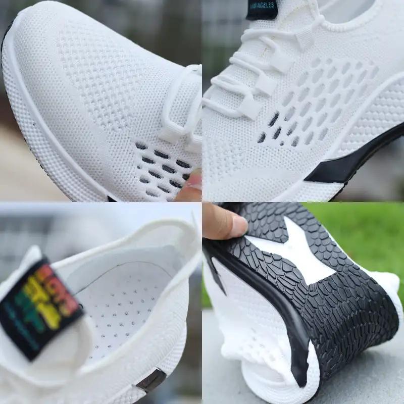 Sneakers New Sports Shoes Men's Breathable Casual Mesh Shoes Comfort Increase Lace - up Non - slip Low - top Running Shoes - WILKYs