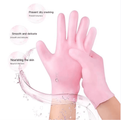 Soft Silicone Protective Moisturizing Gloves And Socks - WILKYS
