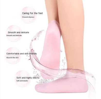 Soft Silicone Protective Moisturizing Gloves And Socks - WILKYS
