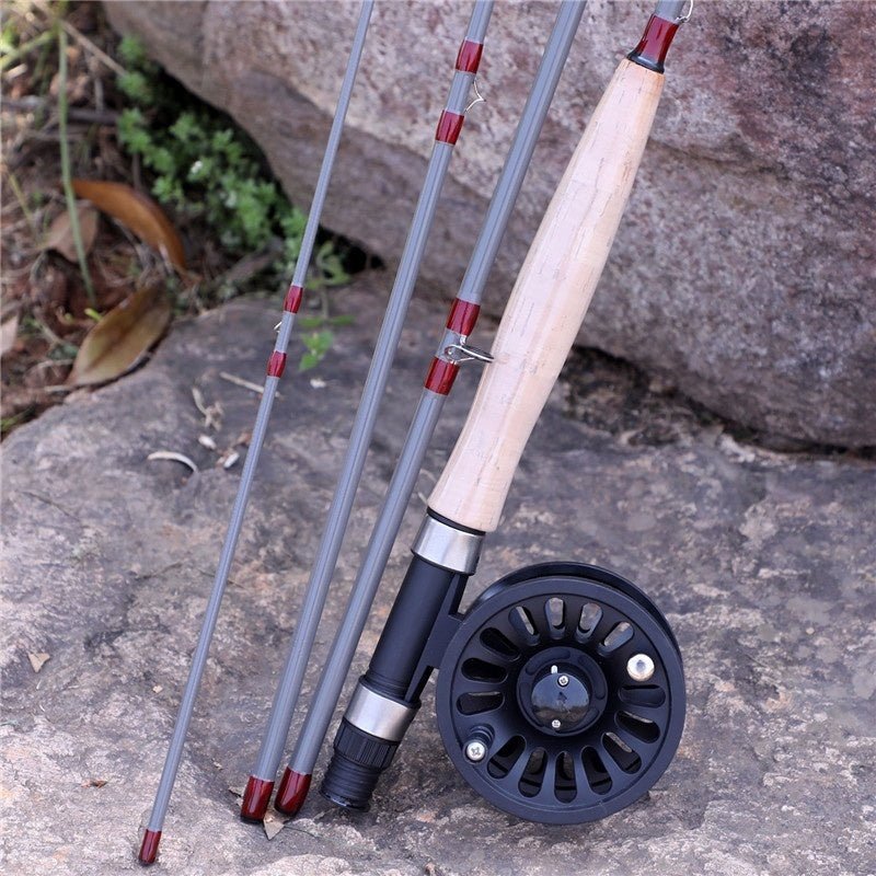Sougayilang Fly Fishing Rod Reel Set Fly Fishing Pole with Reel Combo Fly Tackle - WILKYs