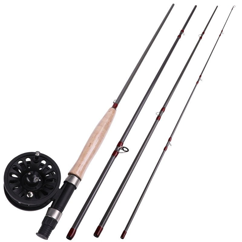 Sougayilang Fly Fishing Rod Reel Set Fly Fishing Pole with Reel Combo Fly Tackle - WILKYs