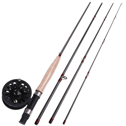 Sougayilang Fly Fishing Rod Reel Set Fly Fishing Pole with Reel Combo Fly Tackle - WILKYs