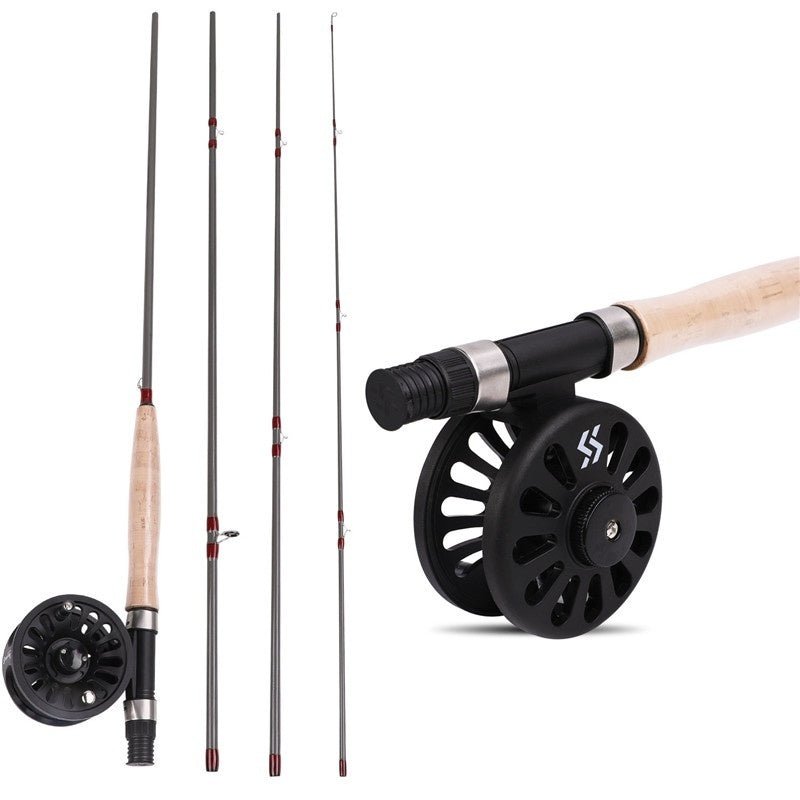 Sougayilang Fly Fishing Rod Reel Set Fly Fishing Pole with Reel Combo Fly Tackle - WILKYs