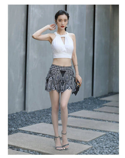 Split Swimsuit Women Sexy Summer Pure Desire Ethnic Style High end Beautiful Popular 2024 New High Sense - WILKYs