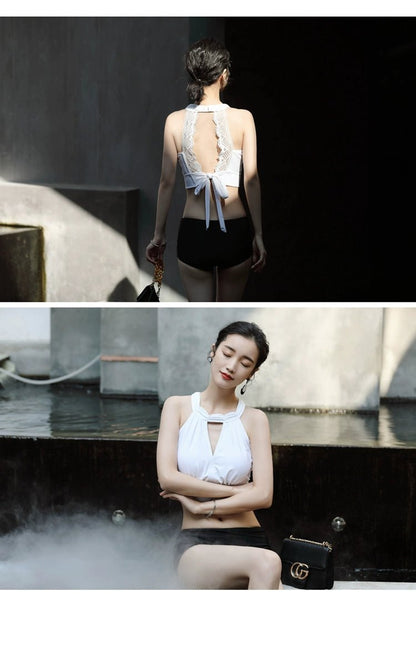 Split Swimsuit Women Sexy Summer Pure Desire Ethnic Style High end Beautiful Popular 2024 New High Sense - WILKYs