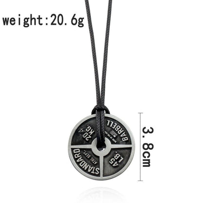 Stainless Steel Gym Necklace for Fitness Lovers - WILKYs