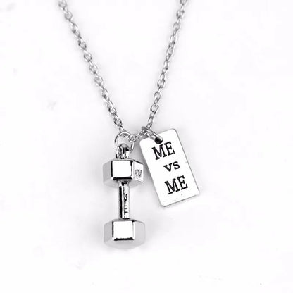 Stainless Steel Gym Necklace for Fitness Lovers - WILKYs