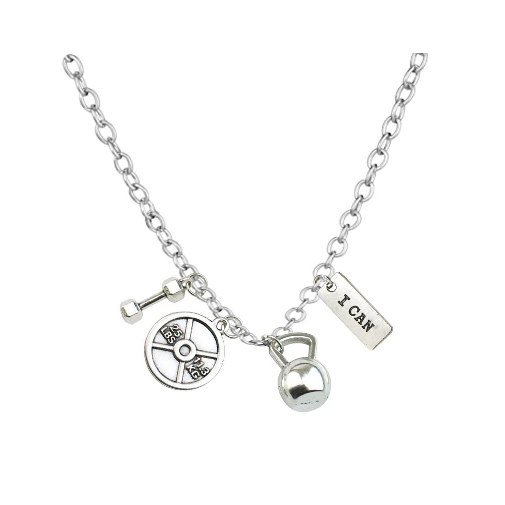Stainless Steel Gym Necklace for Fitness Lovers - WILKYs