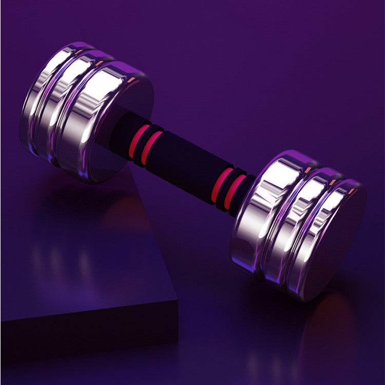 Stainless Steel Home Fitness Equipment With Removable Electroplating Dumbbell - WILKYs