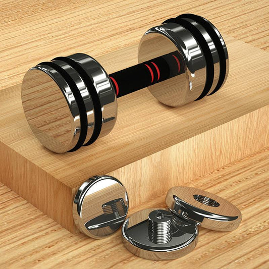Stainless Steel Home Fitness Equipment With Removable Electroplating Dumbbell - WILKYs