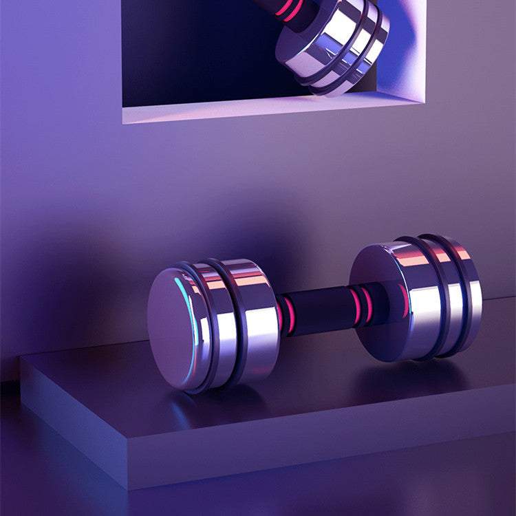 Stainless Steel Home Fitness Equipment With Removable Electroplating Dumbbell - WILKYs
