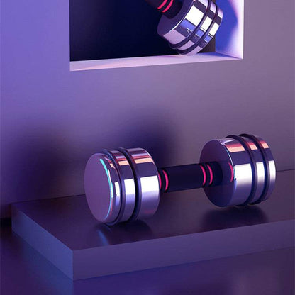 Stainless Steel Home Fitness Equipment With Removable Electroplating Dumbbell - WILKYs