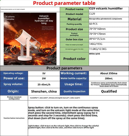 Star Projection Device Humidifier USB Ultrasonic Car Air Humidifier Household Hydrating Nebulizer - WILKYs