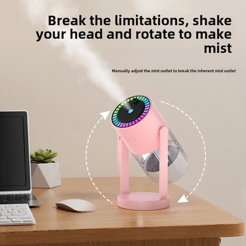 Star Projection Device Humidifier USB Ultrasonic Car Air Humidifier Household Hydrating Nebulizer - WILKYs