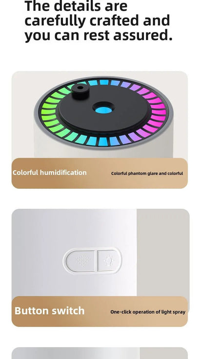 Star Projection Device Humidifier USB Ultrasonic Car Air Humidifier Household Hydrating Nebulizer - WILKYs