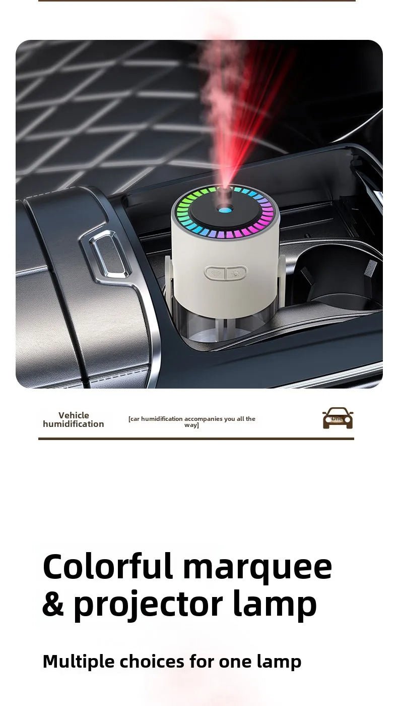 Star Projection Device Humidifier USB Ultrasonic Car Air Humidifier Household Hydrating Nebulizer - WILKYs