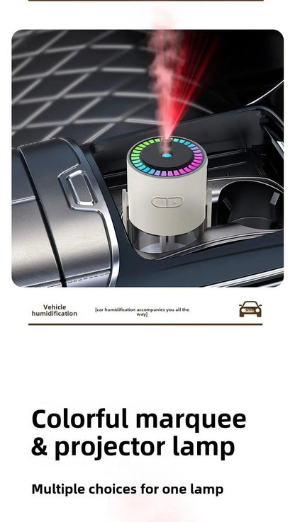 Star Projection Device Humidifier USB Ultrasonic Car Air Humidifier Household Hydrating Nebulizer - WILKYs