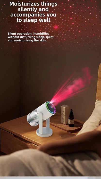 Star Projection Device Humidifier USB Ultrasonic Car Air Humidifier Household Hydrating Nebulizer - WILKYs