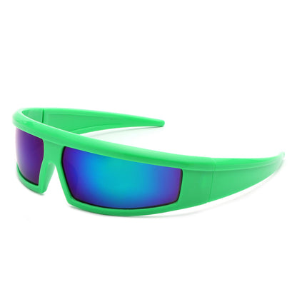 Starwise - Futuristic Y2K Wrap Around Sports Sunglasses - WILKYs