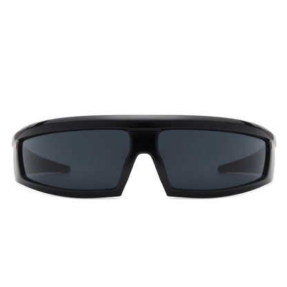 Starwise - Futuristic Y2K Wrap Around Sports Sunglasses - WILKYs