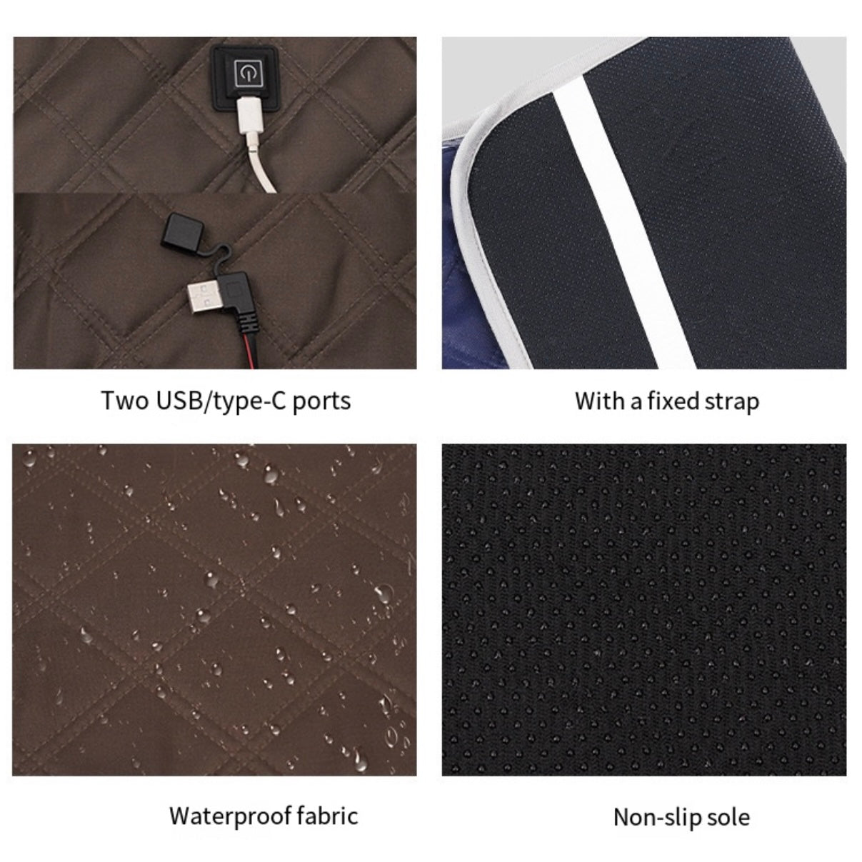 Stay Warm Anywhere with LITEGUEST Heated Seat Cushion – Portable & USB - WILKYs