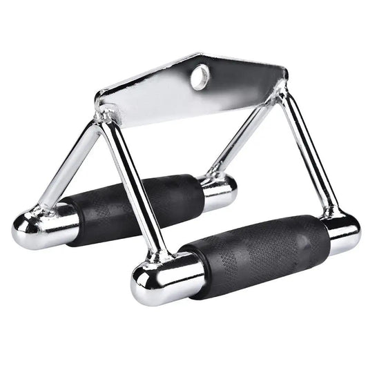 Steel Chinning Triangle Bar Handle Gym Training Exercise Cable Attachment for cable machines in home or gym training - WILKYs