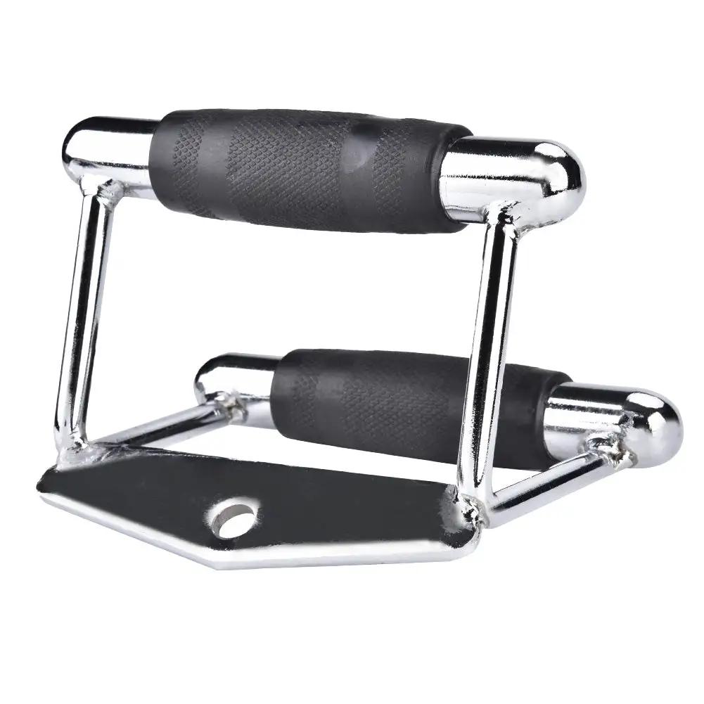 Steel Chinning Triangle Bar Handle Gym Training Exercise Cable Attachment for cable machines in home or gym training - WILKYs