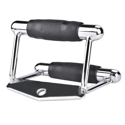 Steel Chinning Triangle Bar Handle Gym Training Exercise Cable Attachment for cable machines in home or gym training - WILKYs