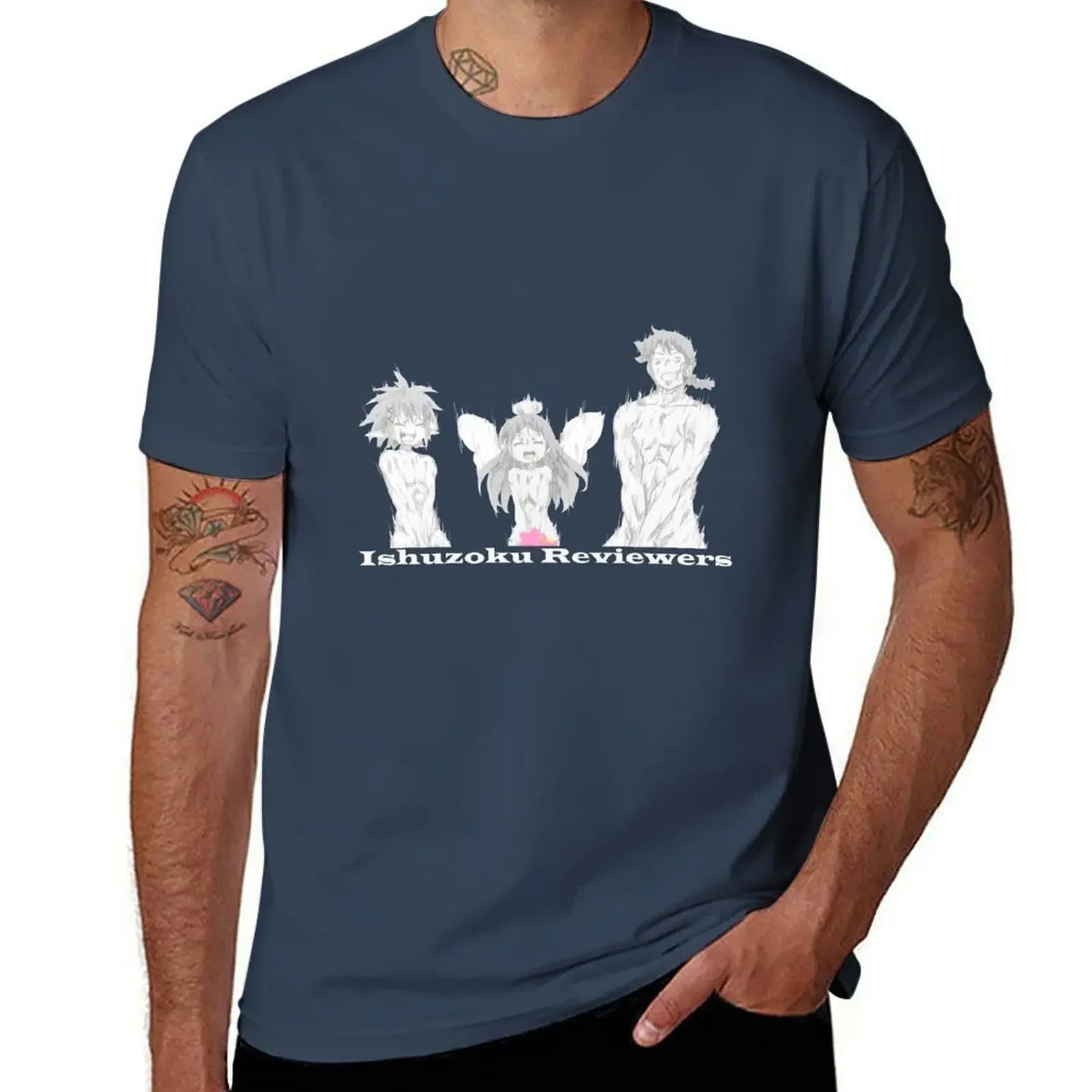 Men’s Oversized Graphic T-Shirt – Lightweight Summer Cotton, Pink Trio Design - WILKYs