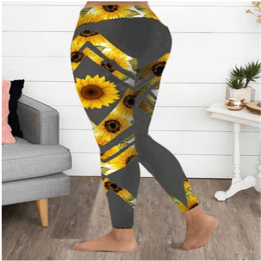 Sunflower yoga fitness leggings - WILKYs