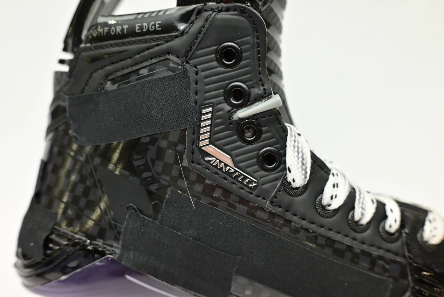 Thermalform Heat Molding hockey Skate Curv Composite Steel Blade Real Ice Hockey Carbon Fiber Customizable Performance Fit Light - WILKYs