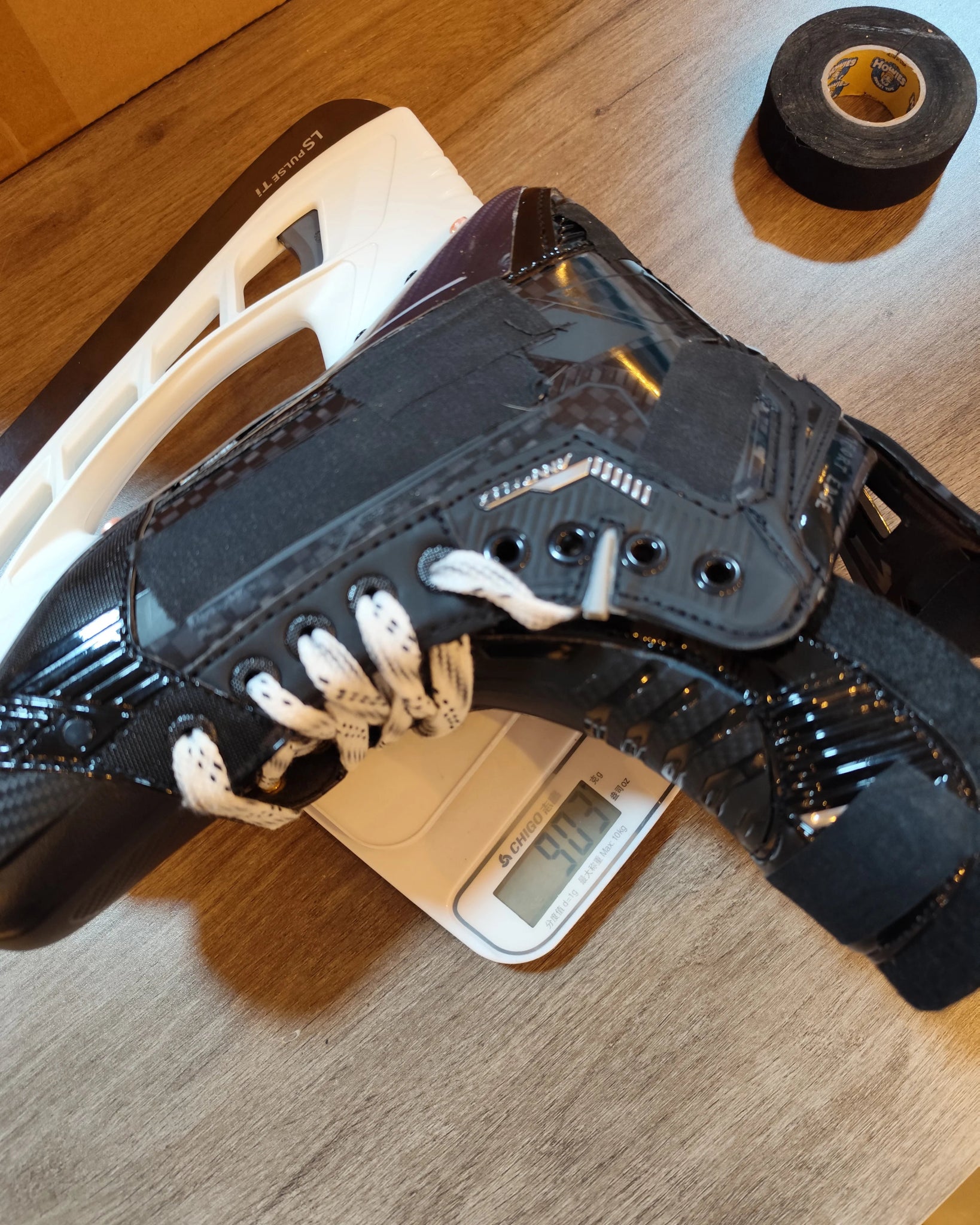 Thermalform Heat Molding hockey Skate Curv Composite Steel Blade Real Ice Hockey Carbon Fiber Customizable Performance Fit Light - WILKYs