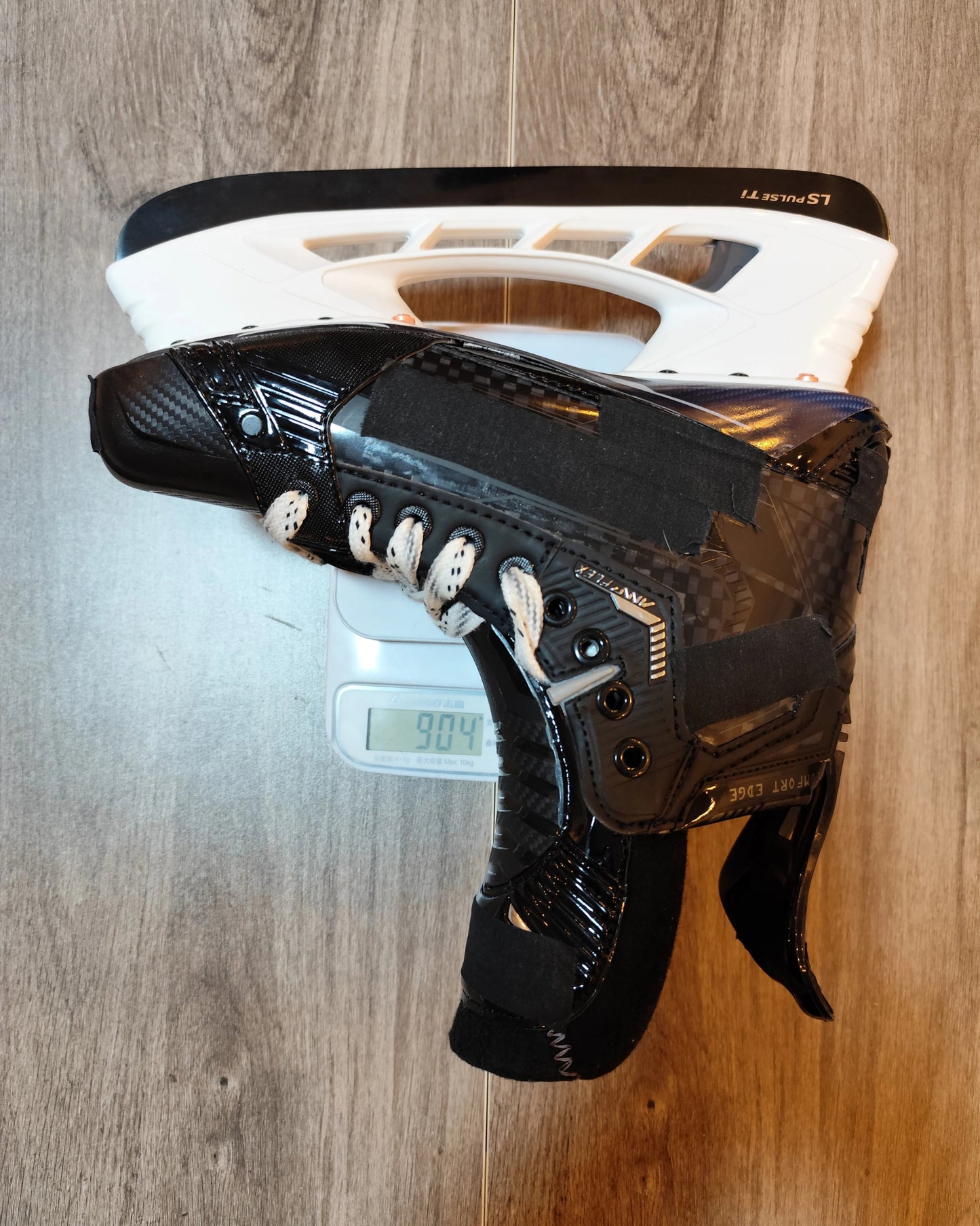 Thermalform Heat Molding hockey Skate Curv Composite Steel Blade Real Ice Hockey Carbon Fiber Customizable Performance Fit Light - WILKYs