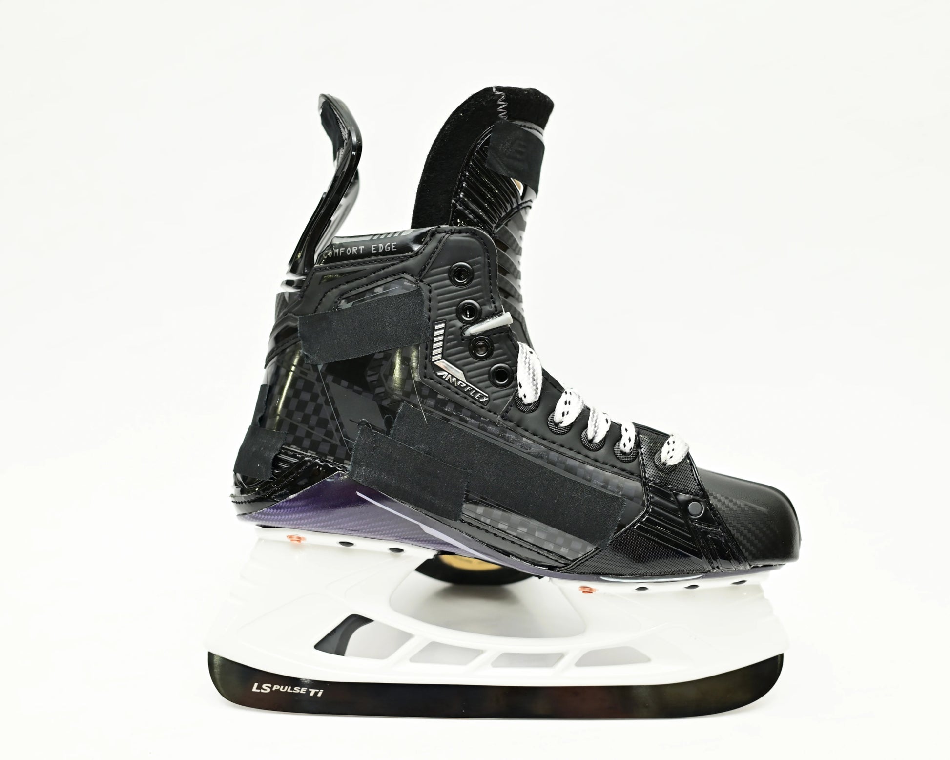 Thermalform Heat Molding hockey Skate Curv Composite Steel Blade Real Ice Hockey Carbon Fiber Customizable Performance Fit Light - WILKYs