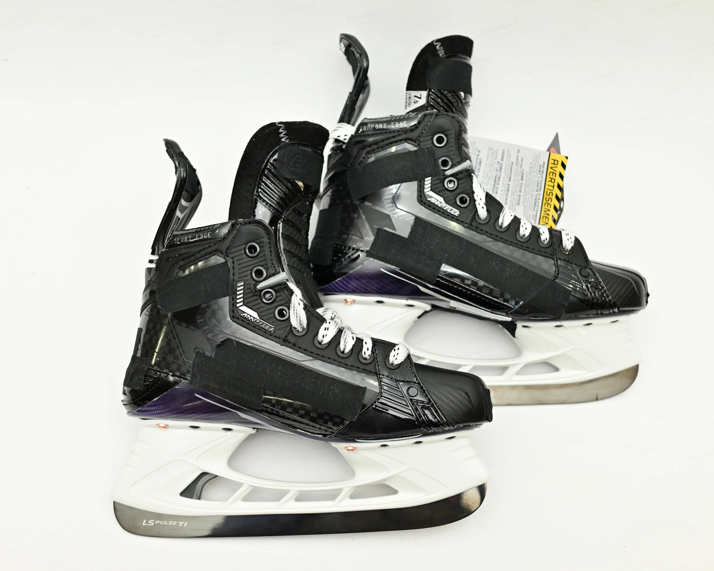 Thermalform Heat Molding hockey Skate Curv Composite Steel Blade Real Ice Hockey Carbon Fiber Customizable Performance Fit Light - WILKYs