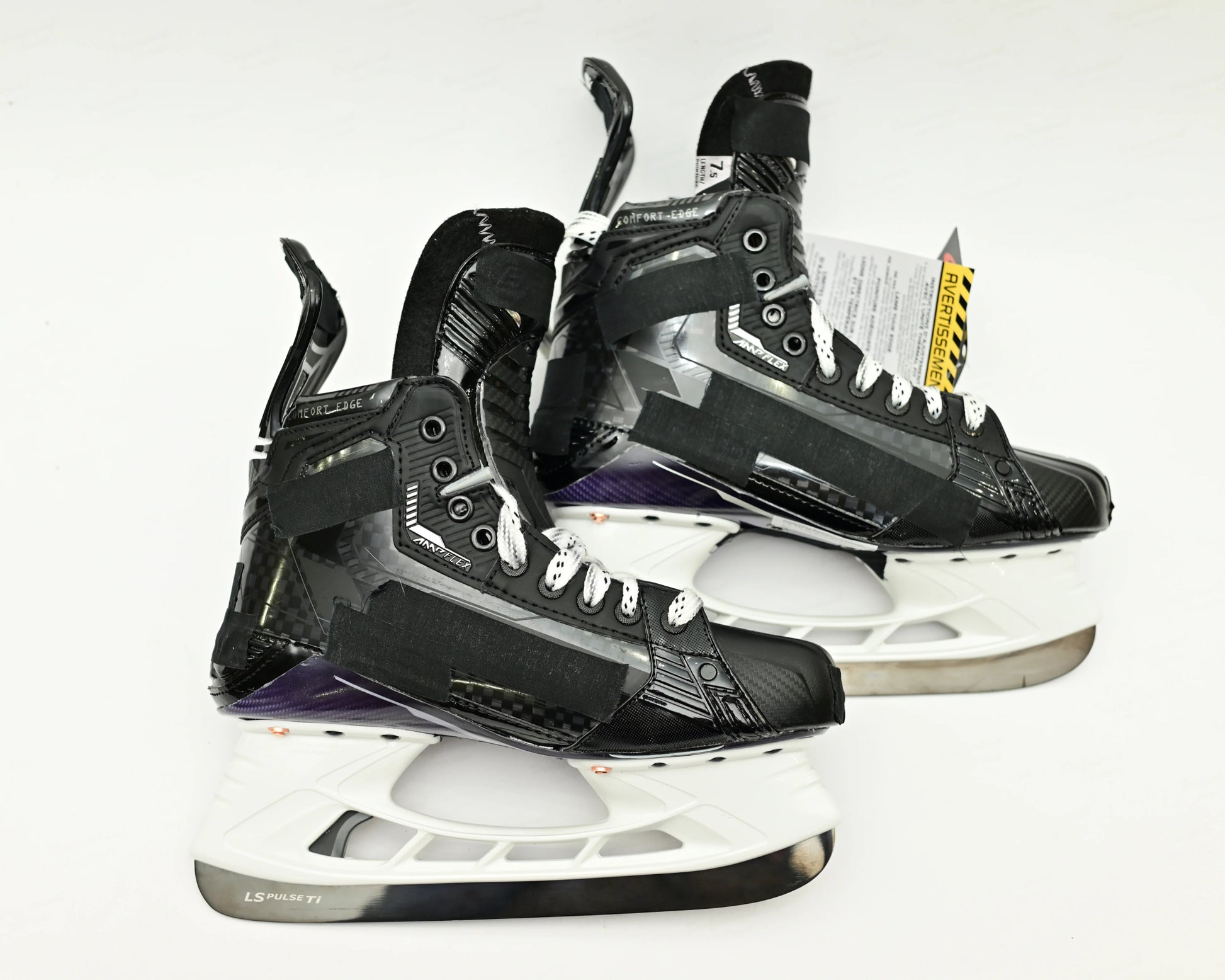 Thermalform Heat Molding hockey Skate Curv Composite Steel Blade Real Ice Hockey Carbon Fiber Customizable Performance Fit Light - WILKYs