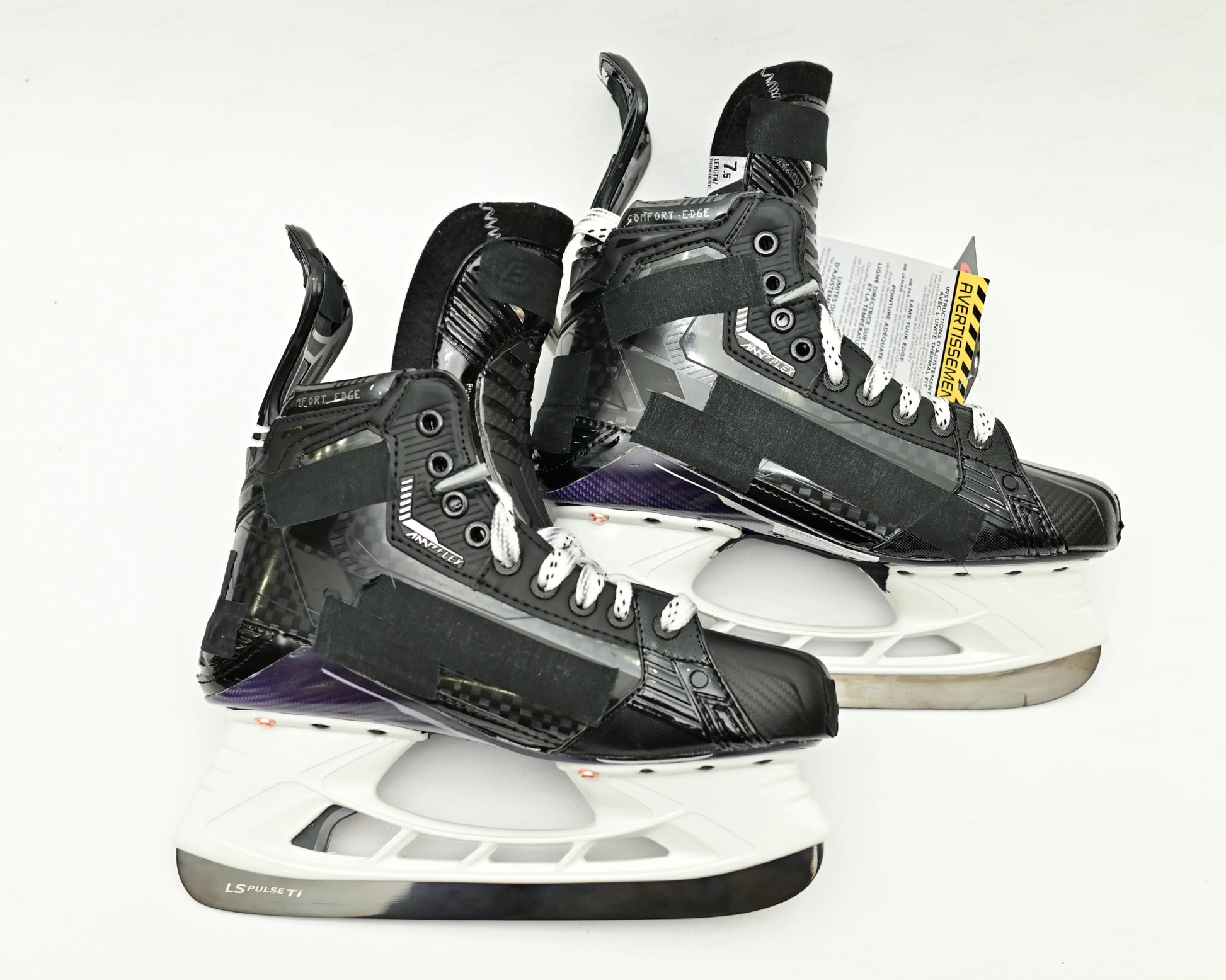 Thermalform Heat Molding hockey Skate Curv Composite Steel Blade Real Ice Hockey Carbon Fiber Customizable Performance Fit Light - WILKYs