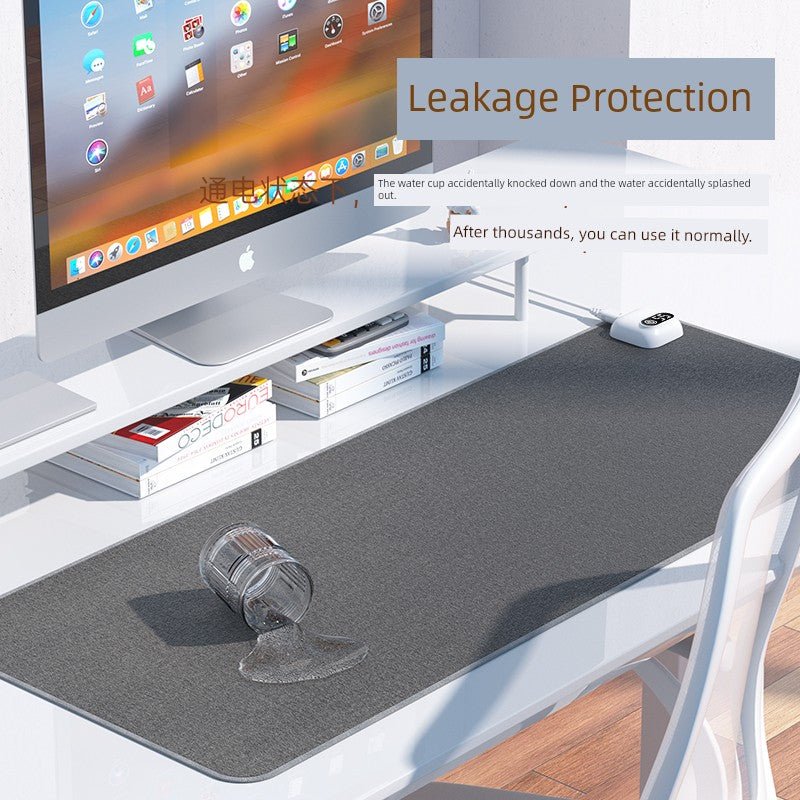 Thermostat Heating Table Mat Student Homework Large Digital Display Linen Heating Table Heating Mat Winter Waterproof Mouse Pad - WILKYs