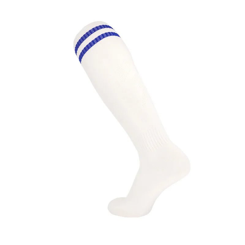 Thickened Anti - Slip Professional Soccer Football Socks for Men Long Sleeve Kids Over Knee Student Striped Sports - WILKYs