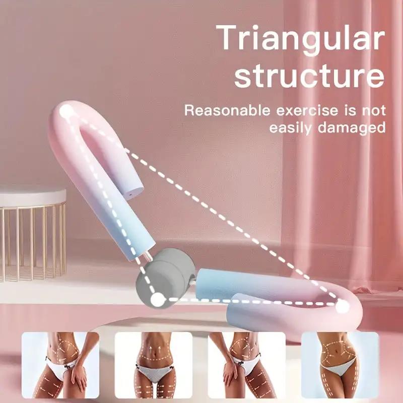 Thigh Master Muscle Fitness Exercise Equipment, Arm Leg Exerciser Pelvic Hip Trainer Inner Thigh Toner For Women Home Gym Yoga Workout Training - WILKYs