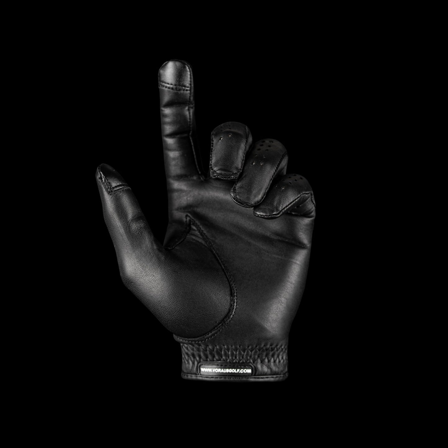 Through Touch Golf Glove - Black/Green - WILKYs