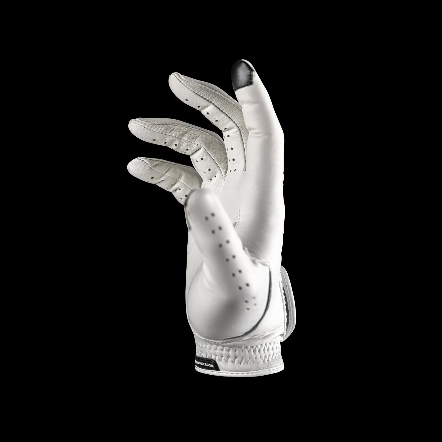 Through Touch Golf Glove - White/Green - WILKYs