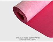 Tie - dyed Natural Rubber Yoga Mat Suede Sublimation Transfer Yoga Mat - WILKYs